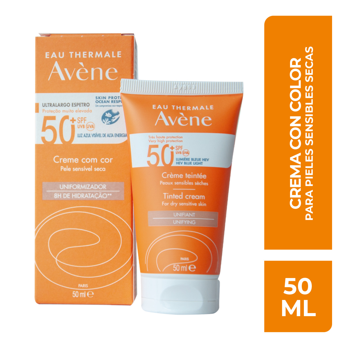 Avene Crema Con Color 50+ Ep 50 Ml