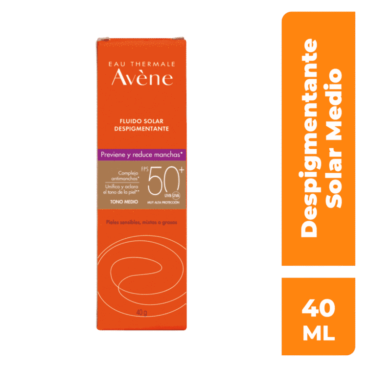 Avene Fluido Solar Despigmentante Medio 40G