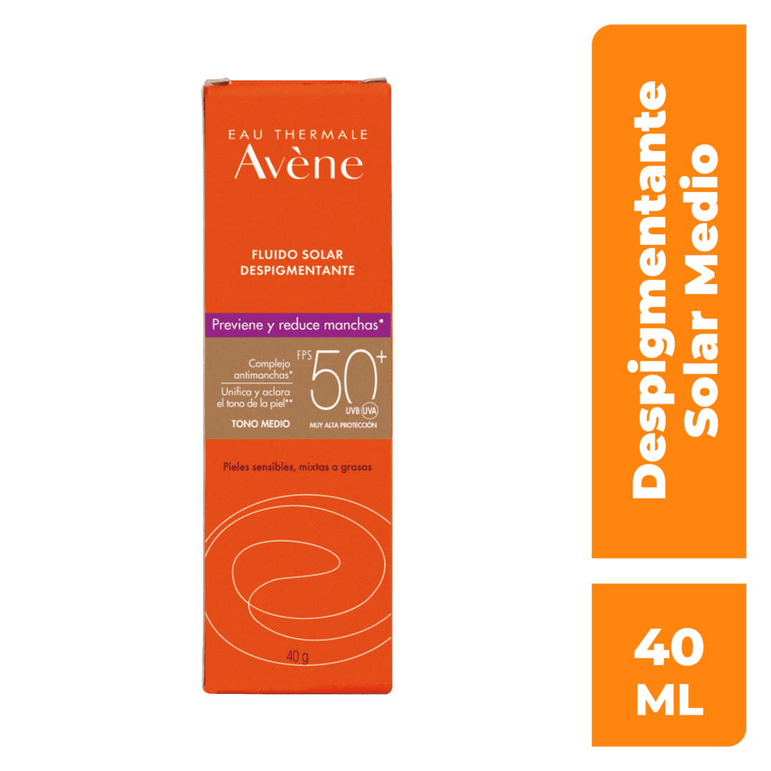 Avene Fluido Solar Despigmentante Medio 40G