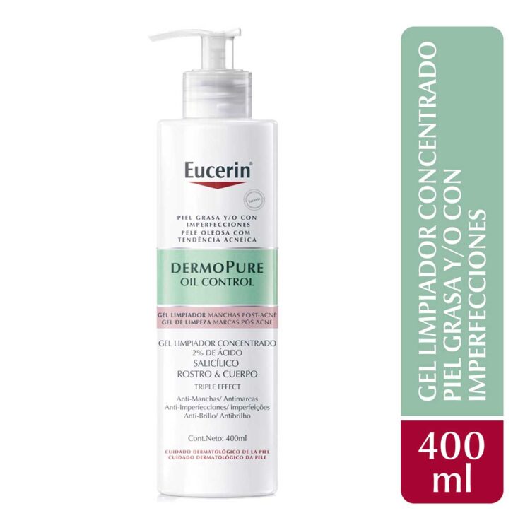 Eucerin Dermopure Gel Limpiador Concentrado 400Ml
