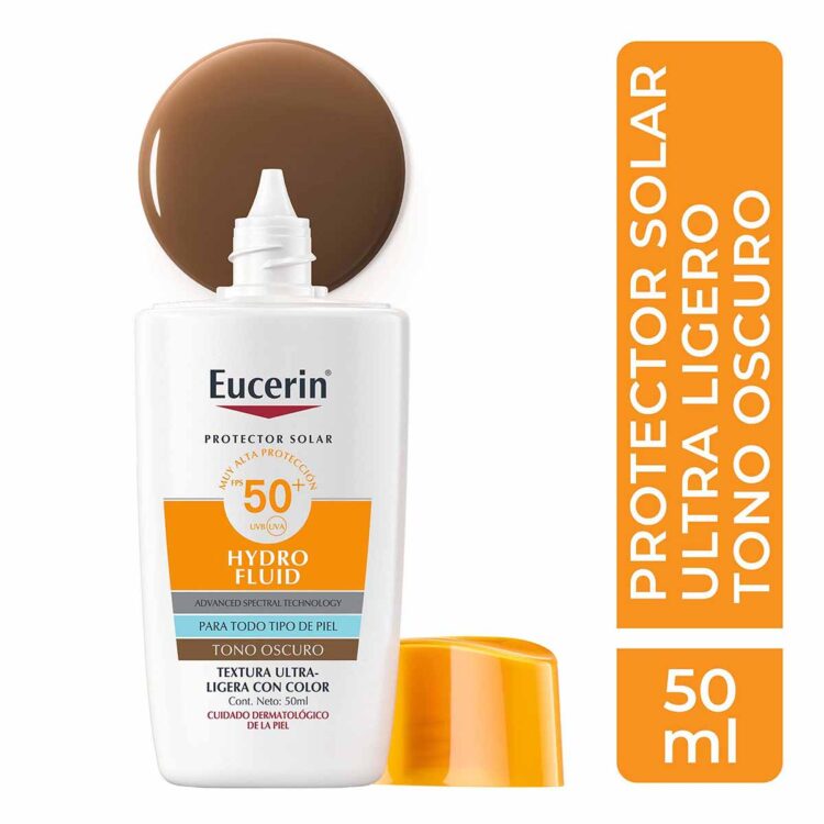 Eucerin Sun Hydrofluid Tono Oscuro Fps50+ 50Ml