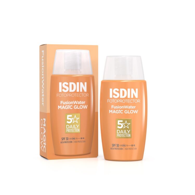 Fotoprotector Isdin Fusion Water Magic Glow Spf 30 50Ml