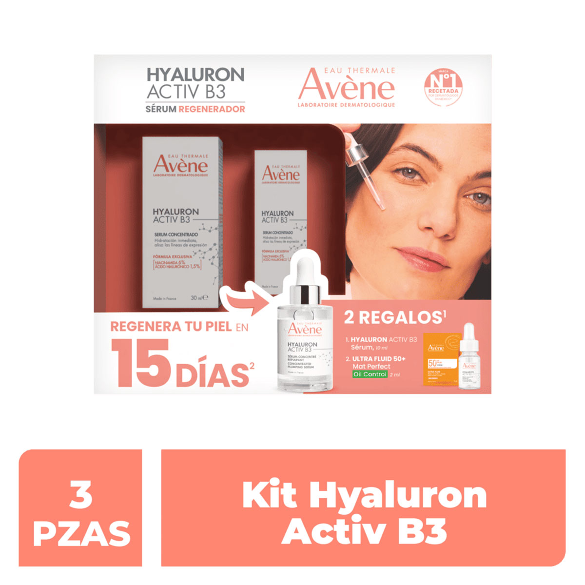Kit Antiedad Hyaluron Activ B3 Serum 30 Ml