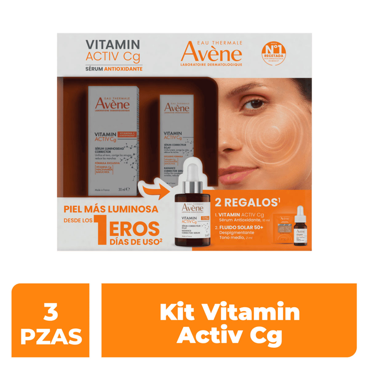 Kit Antiedad Vitamin Activ Cg Serum 30 Ml