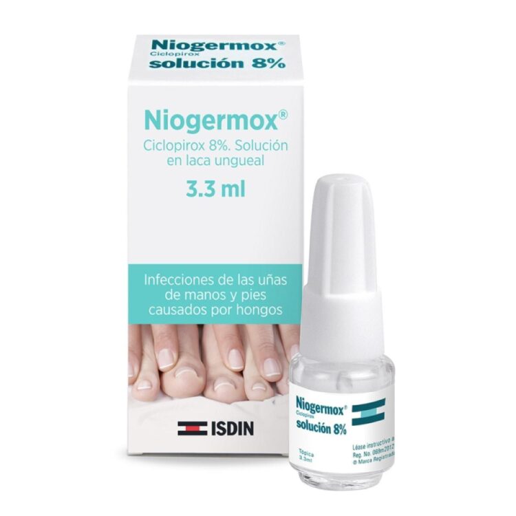 Niogermox ® Solución 8% Ciclopirox 3.3Ml