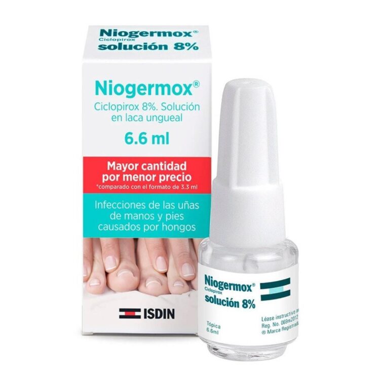 Niogermox  ® Solución 8% Ciclopirox 6.6Ml
