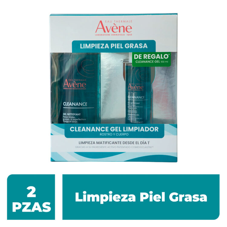 AVENE KIT CLEANANCE GEL 400ML + 100ML PAQ C/2PAZ + Sorteo Auto